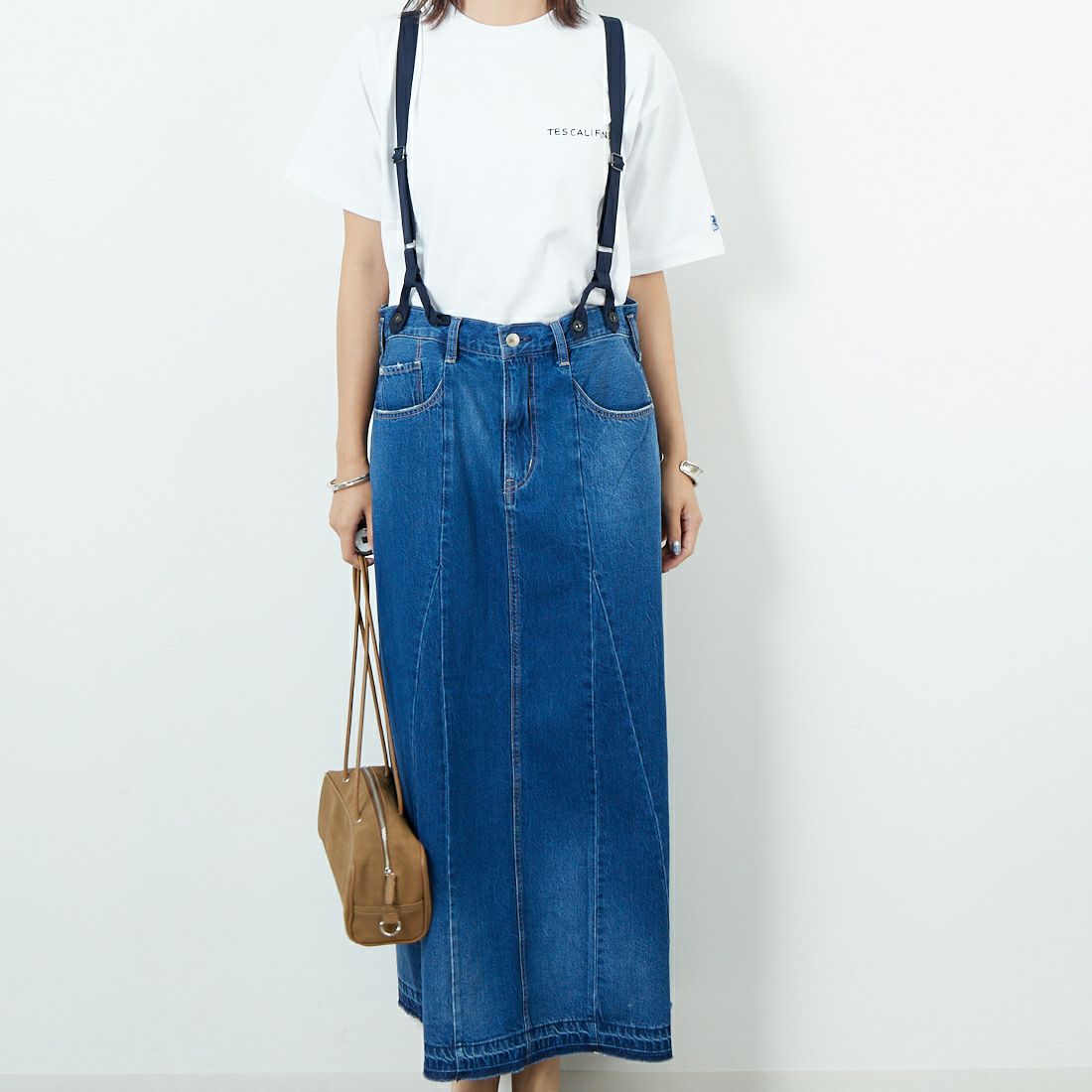 ANTGAUGE [アントゲージ] ｻﾛﾍﾟｯﾄｽｶｰﾄ [GE521] 36 ﾕｰｽﾞﾄﾞ &&モデル身長：167cm 着用サイズ：M&&