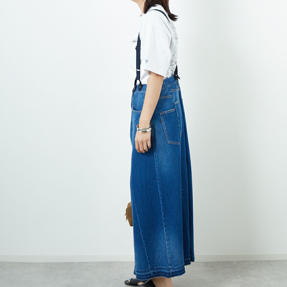 ANTGAUGE [アントゲージ] ｻﾛﾍﾟｯﾄｽｶｰﾄ [GE521] 36 ﾕｰｽﾞﾄﾞ &&モデル身長：167cm 着用サイズ：M&&