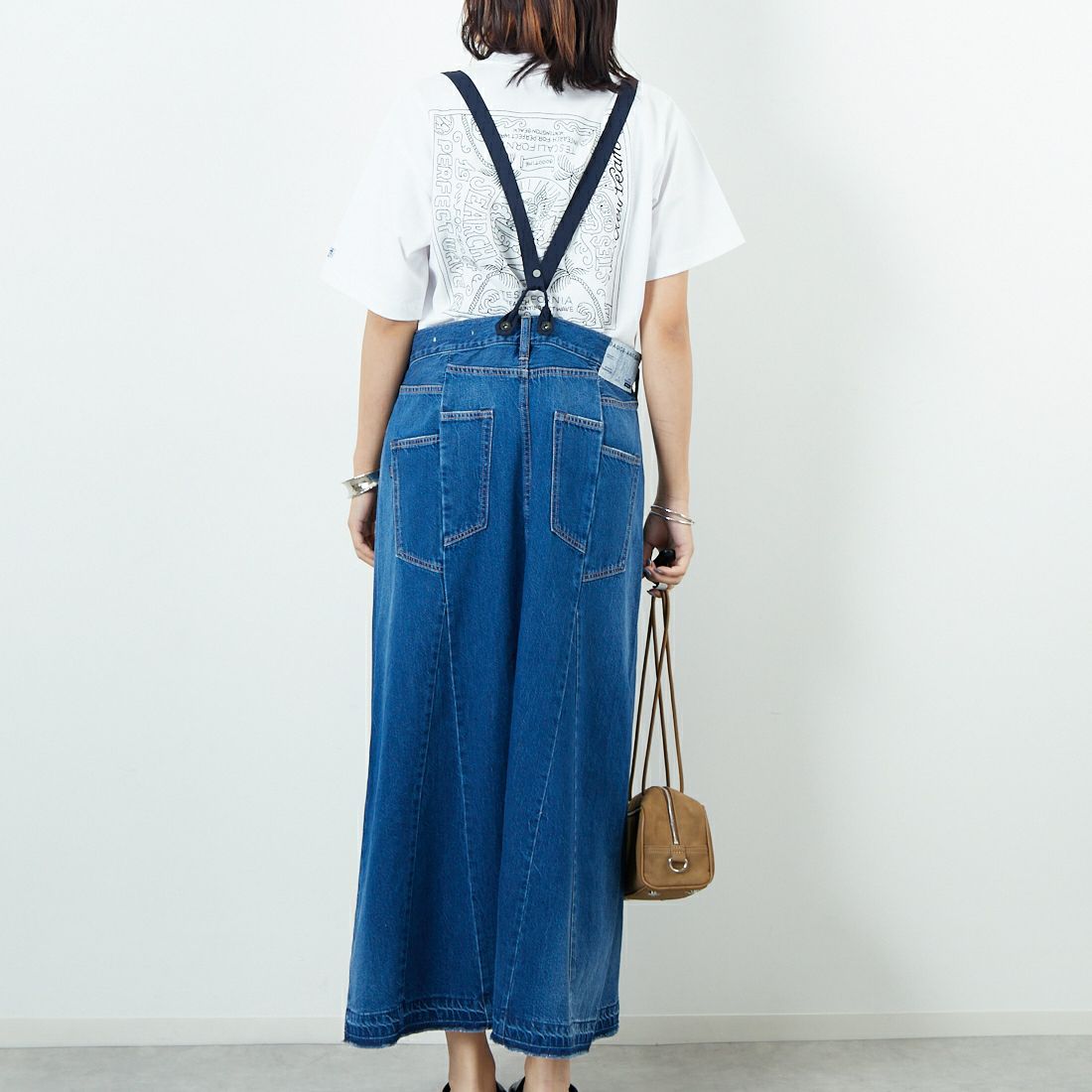 ANTGAUGE [アントゲージ] ｻﾛﾍﾟｯﾄｽｶｰﾄ [GE521] 36 ﾕｰｽﾞﾄﾞ &&モデル身長：167cm 着用サイズ：M&&