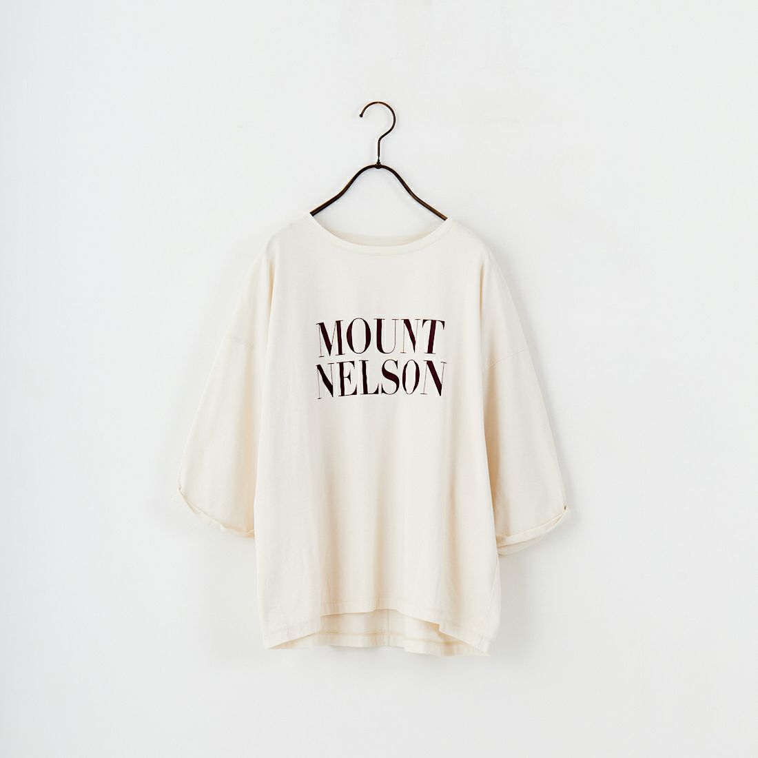 MICA&DEAL [マイカアンドディール] MOUNT NELSON プリントプルオーバー [0125309216] L/BEIGE