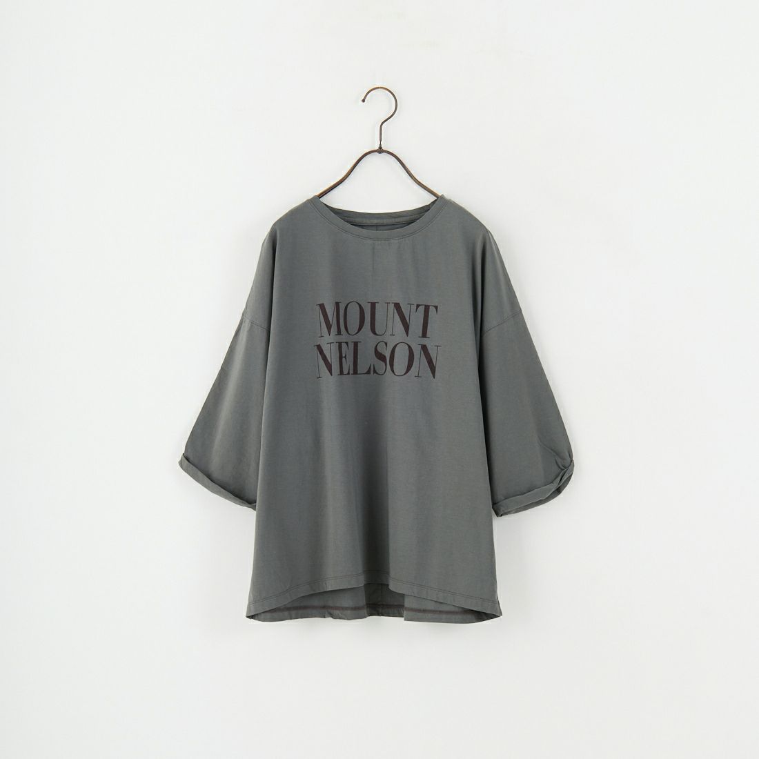 MICA&DEAL [マイカアンドディール] MOUNT NELSON プリントプルオーバー [0125309216] GRAY