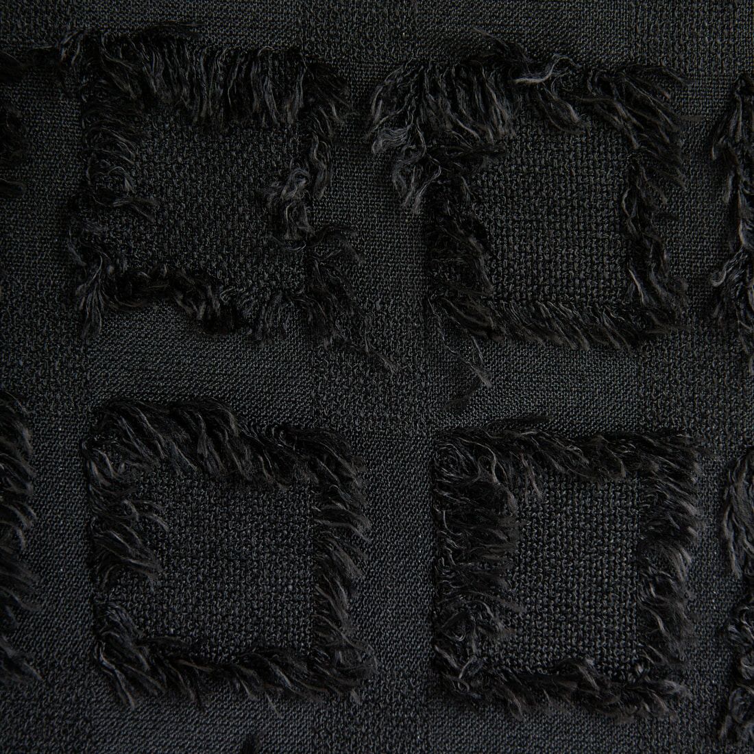 Kelen [ケレン] フリンジチェックワイドパンツ [LKL25FPT2105] BLACK