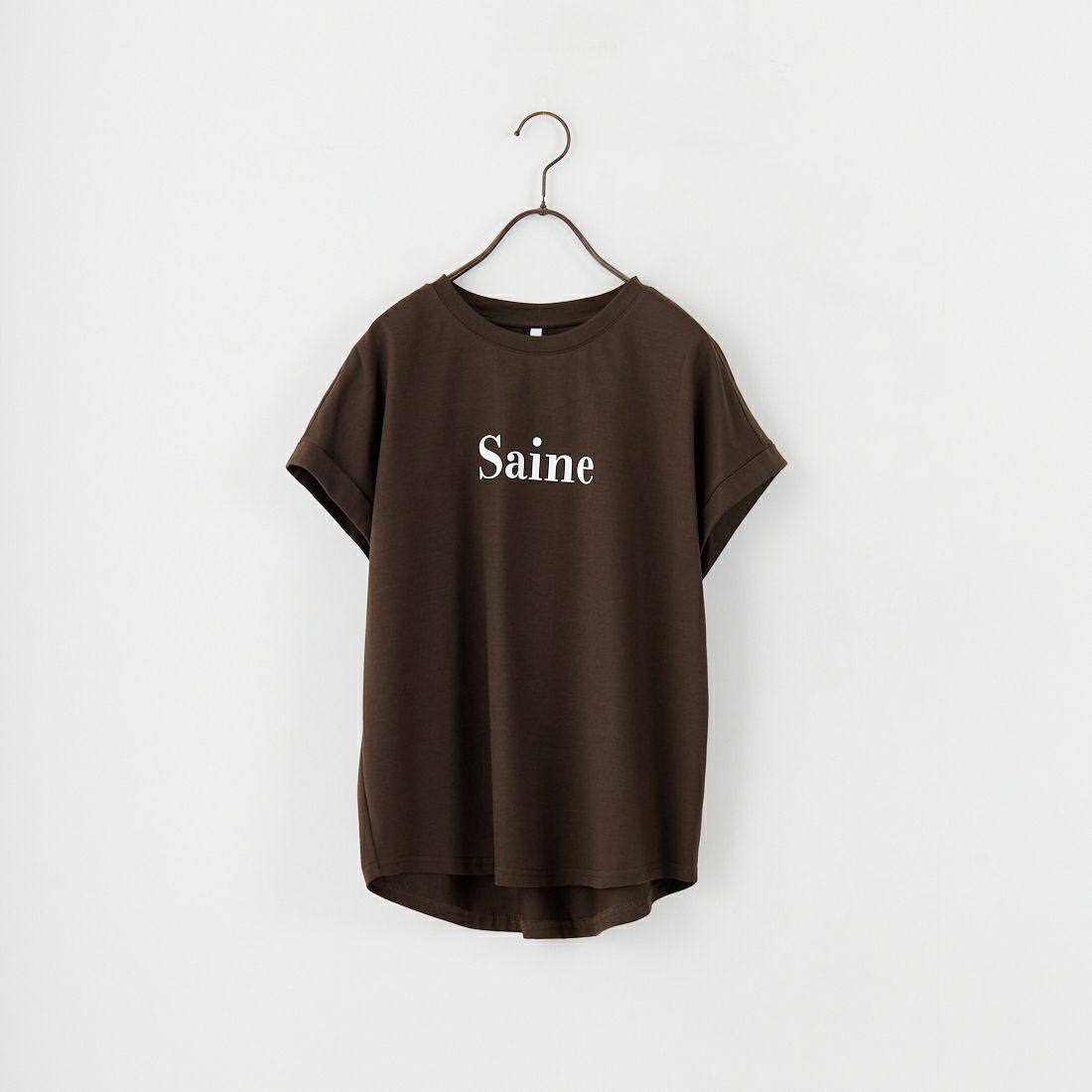 DIGNITE COLLIER [ディニテコリエ] ロゴフレンチTシャツ [80255317] 037 ﾀﾞｰｸﾌﾞ