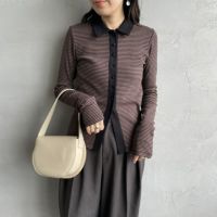 BROWN&&モデル身長：160cm 着用サイズ：F&&