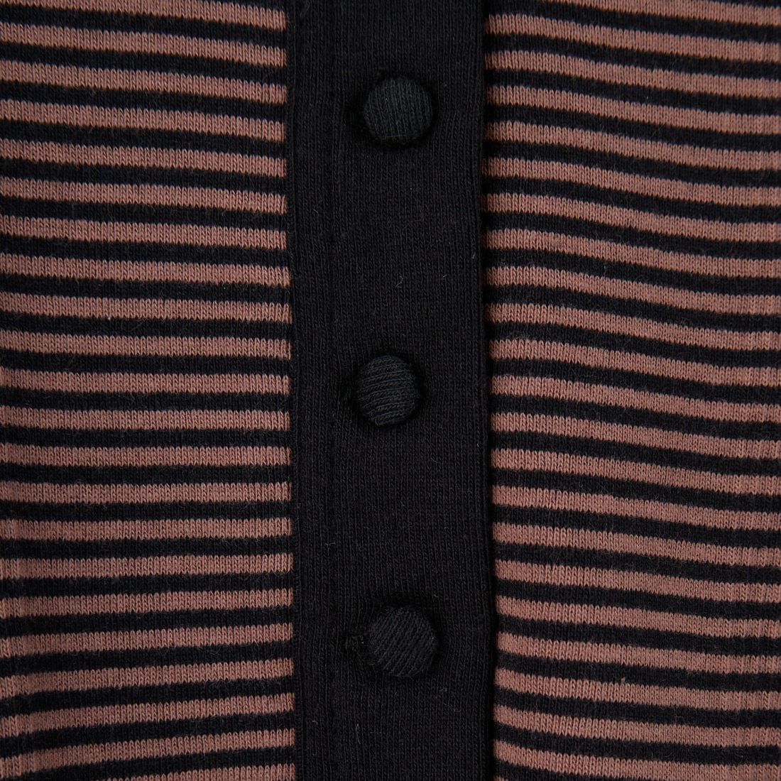 Robert P.Miller [ロバートピーミラー] 別注 パネルリブ ポロカーディガン [RM254-2179IN-JF] BROWN