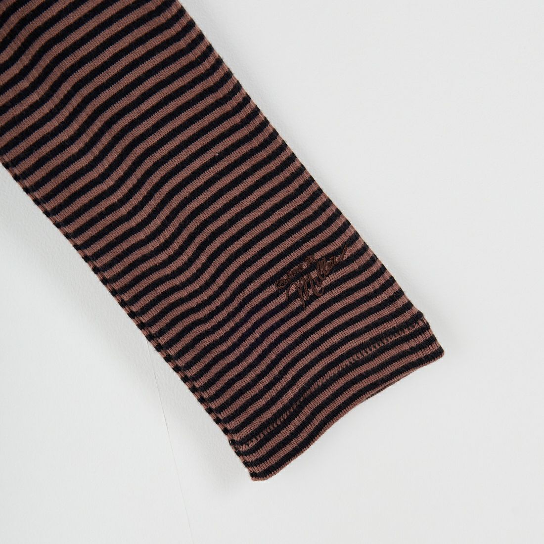 Robert P.Miller [ロバートピーミラー] 別注 パネルリブ ポロカーディガン [RM254-2179IN-JF] BROWN