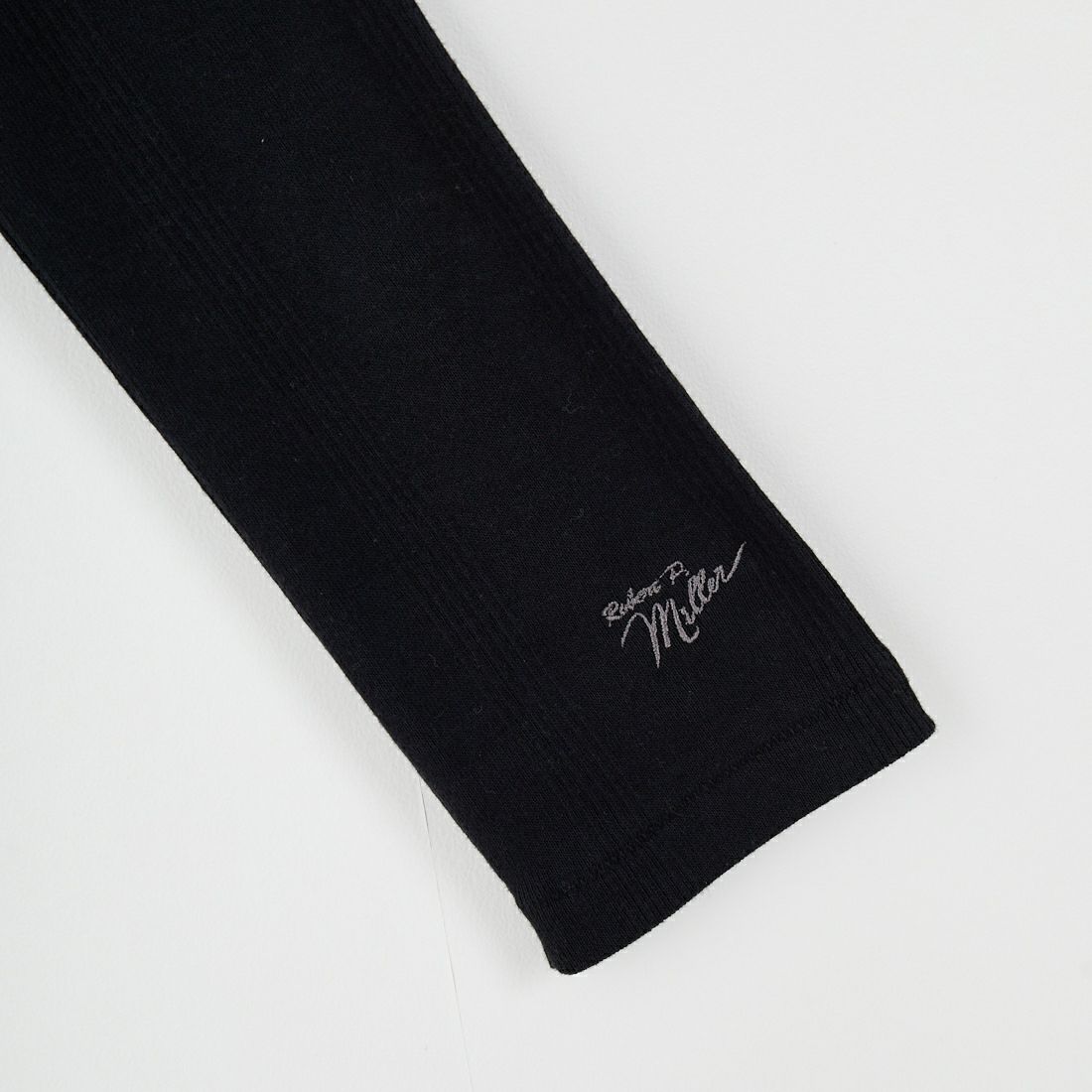 Robert P.Miller [ロバートピーミラー] 別注 パネルリブ ポロカーディガン [RM254-2179IN-JF] BLACK