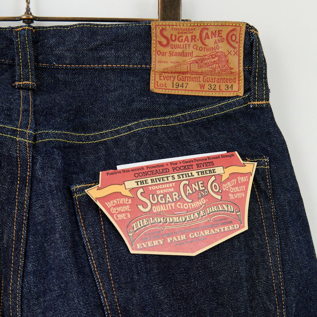 SUGAR CANE [シュガーケーン] 14.25ozスタンダードデニム 1947モデル [SC41947] 421A O.W