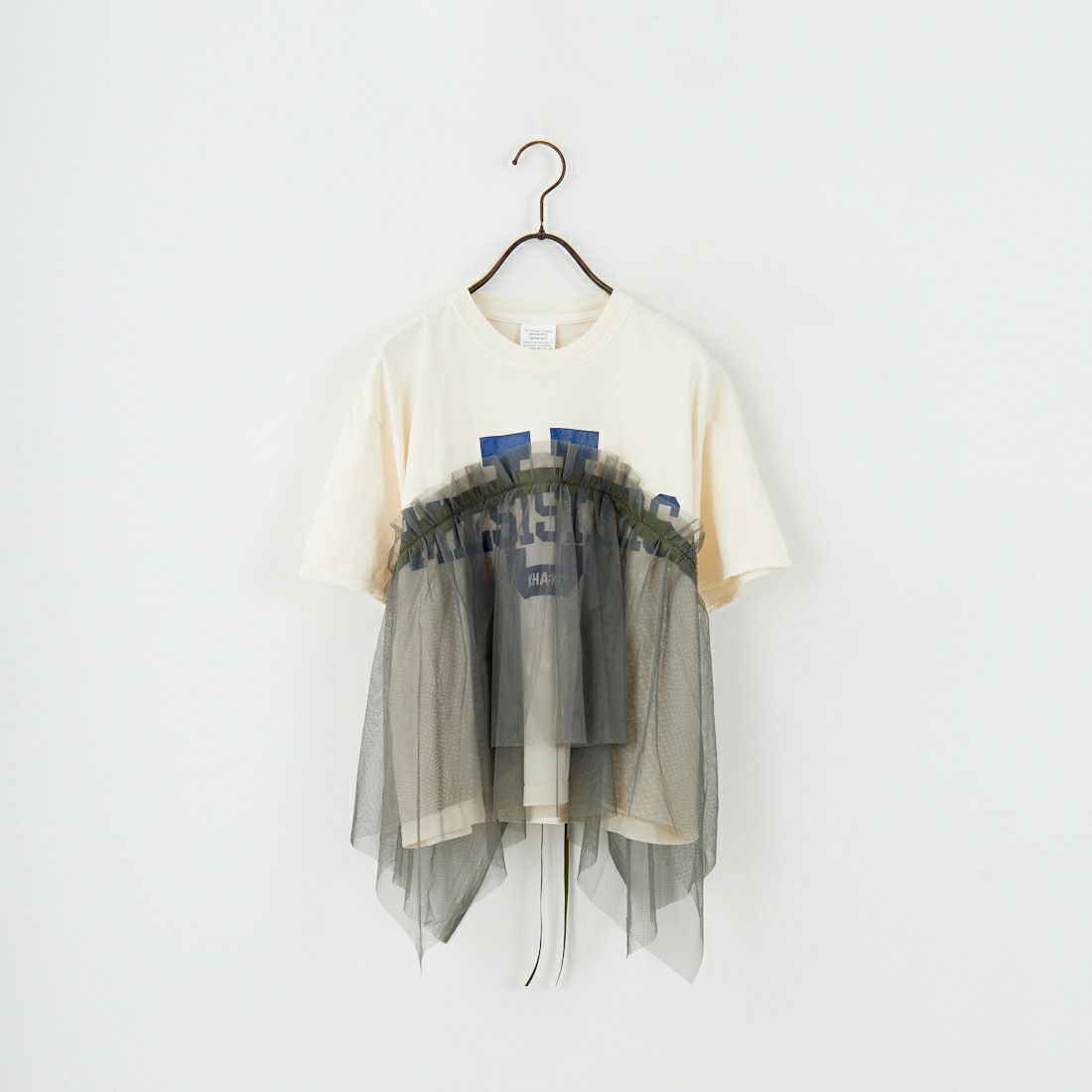 KHA:KI [カーキ] リメイクレイヤードTシャツ [MIL25SCS3455] ECRU