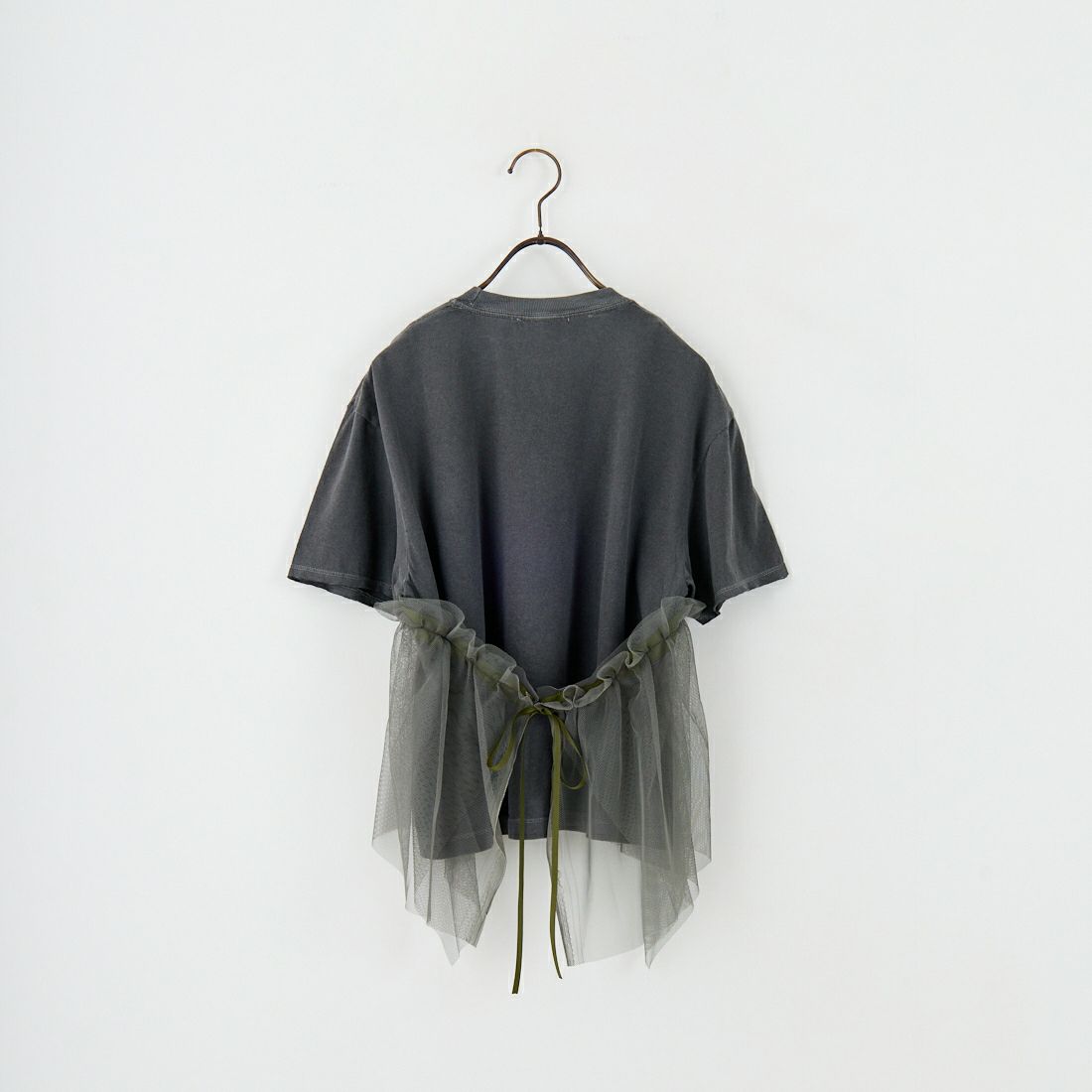 KHA:KI [カーキ] リメイクレイヤードTシャツ [MIL25SCS3455] VINT.BLACK