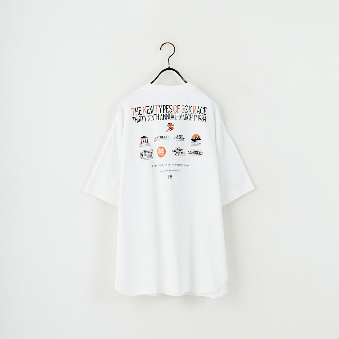 KHA:KI [カーキ] ヘムラウンドTシャツ [MIL25SCS3452] WHITE