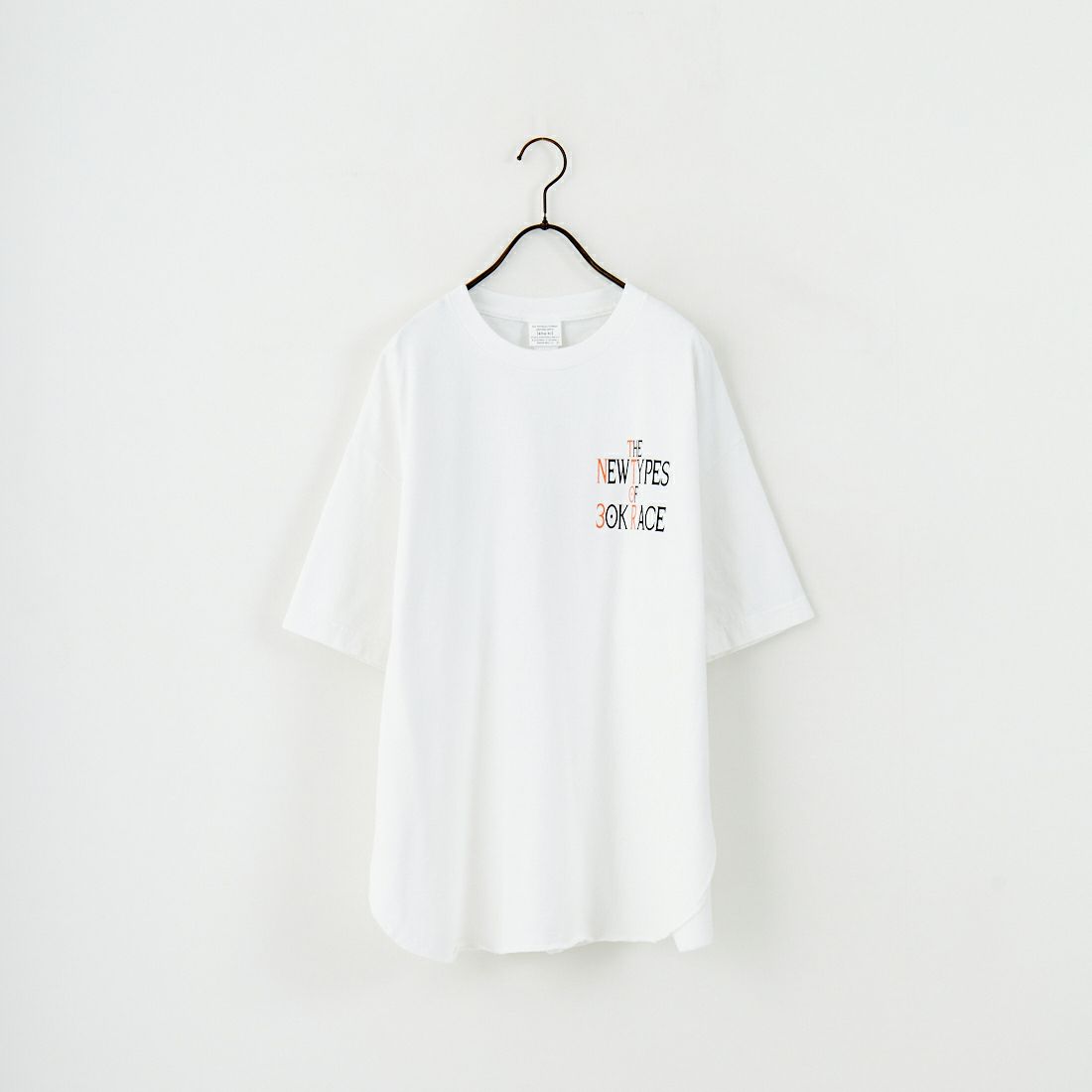 KHA:KI [カーキ] ヘムラウンドTシャツ [MIL25SCS3452] WHITE