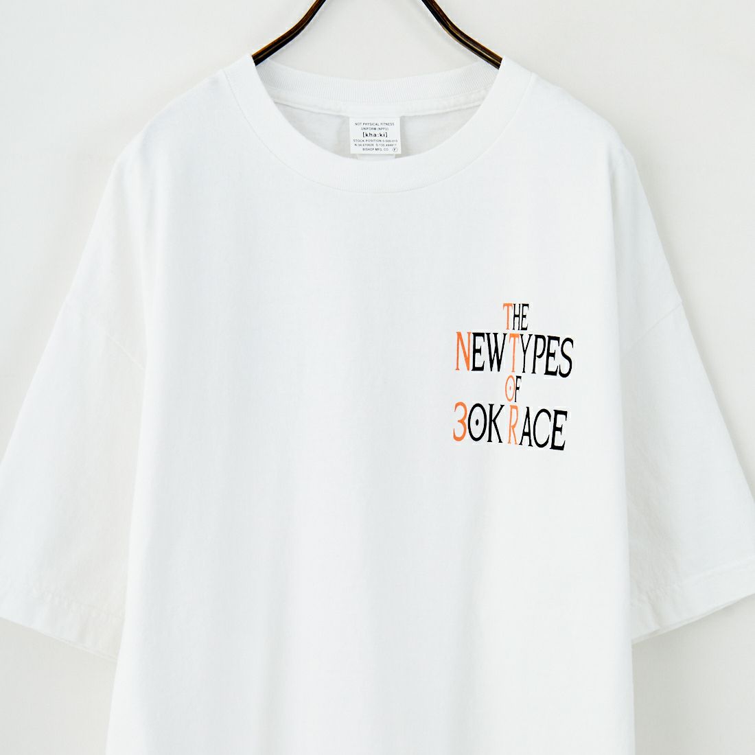 KHA:KI [カーキ] ヘムラウンドTシャツ [MIL25SCS3452] WHITE