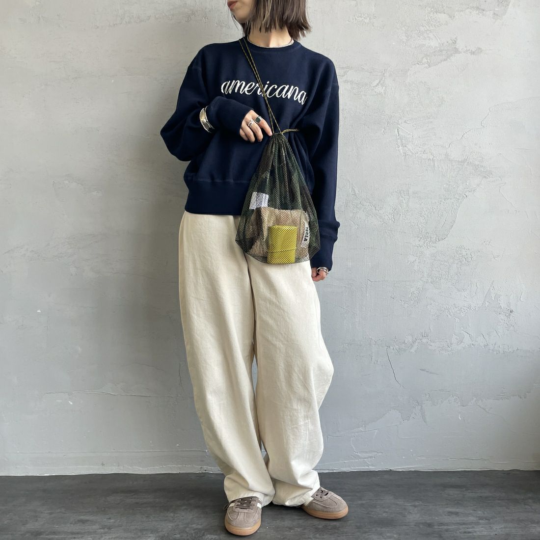 ODDMENT [オッドメント] メッシュネットポーチ [INDIVI-NET-POUCH] WOODLAND