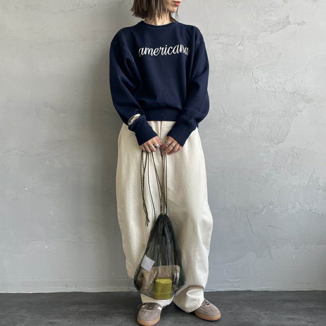 ODDMENT [オッドメント] メッシュネットポーチ [INDIVI-NET-POUCH] WOODLAND