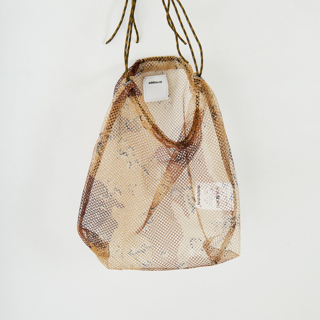 ODDMENT [オッドメント] メッシュネットポーチ [INDIVI-NET-POUCH] DESERT