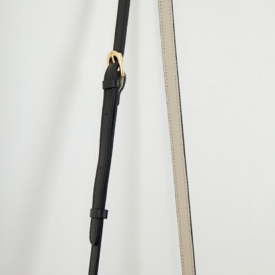 VIOLAd'ORO [ヴィオラドーロ] イタリアンWフェイスレザートートバッグ [V-1496] BLACK/GRAY