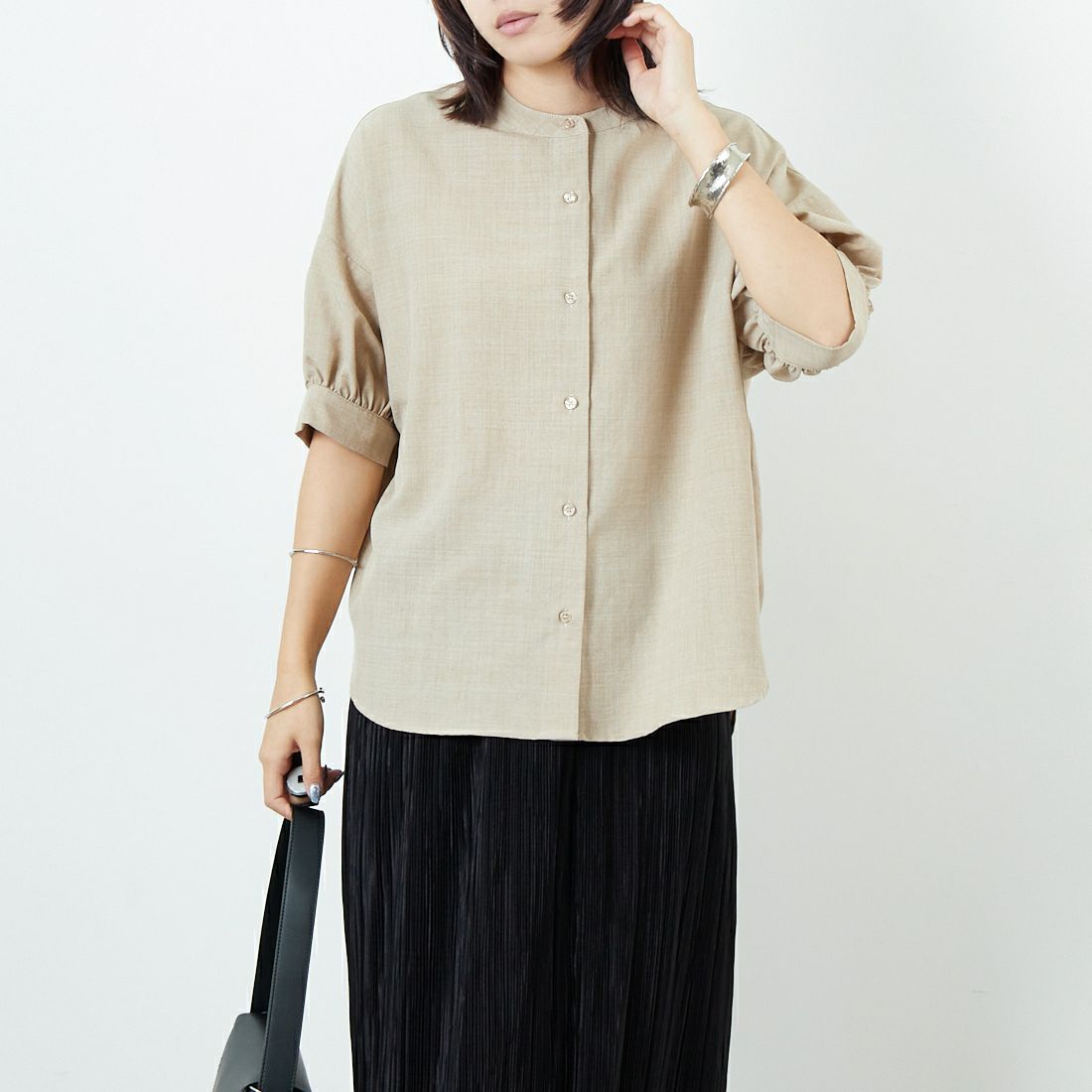 ﾍﾞｰｼﾞｭ&&モデル身長：167cm 着用サイズ：F&&