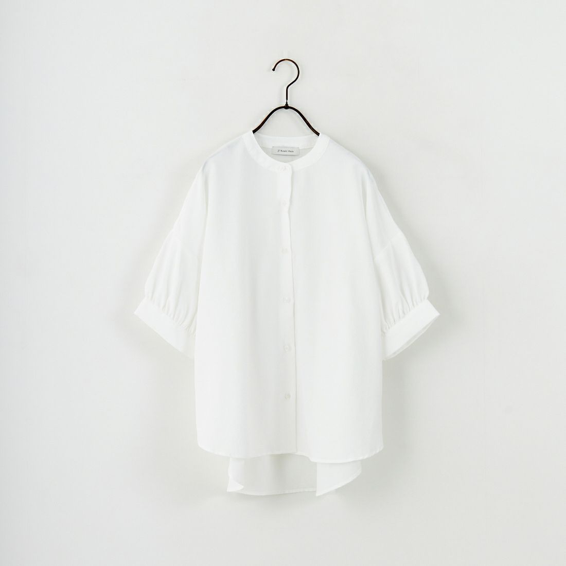 Jf Ready Made [ジェイエフレディメイド] 麻調バックギャザーブラウス [41252222] ｵﾌﾎﾜｲﾄ