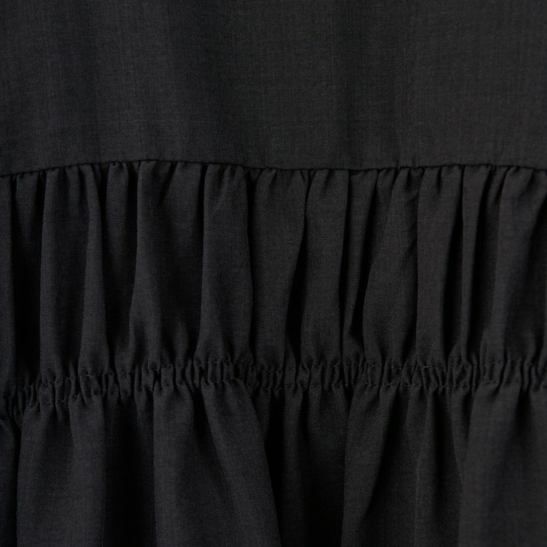 Jf Ready Made [ジェイエフレディメイド] 麻調バックギャザーブラウス [41252222] ﾌﾞﾗｯｸ