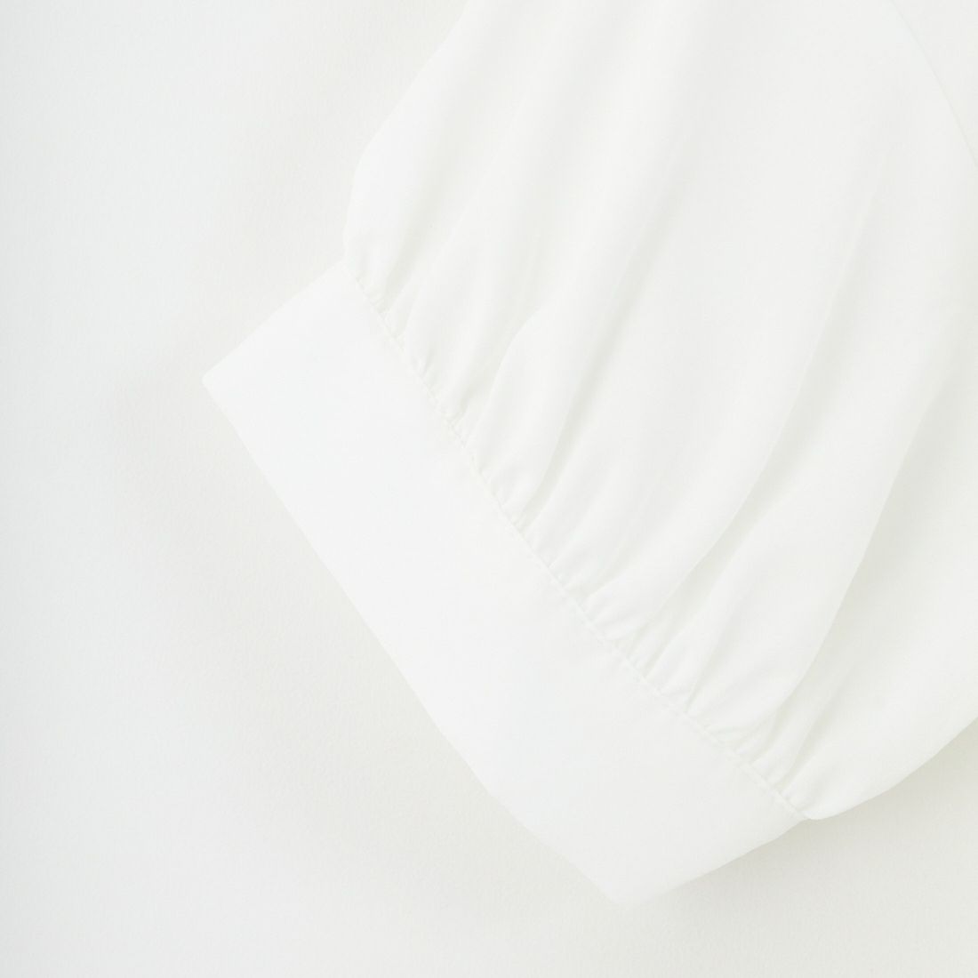 Jf Ready Made [ジェイエフレディメイド] 麻調バックギャザーブラウス [41252222] ｵﾌﾎﾜｲﾄ