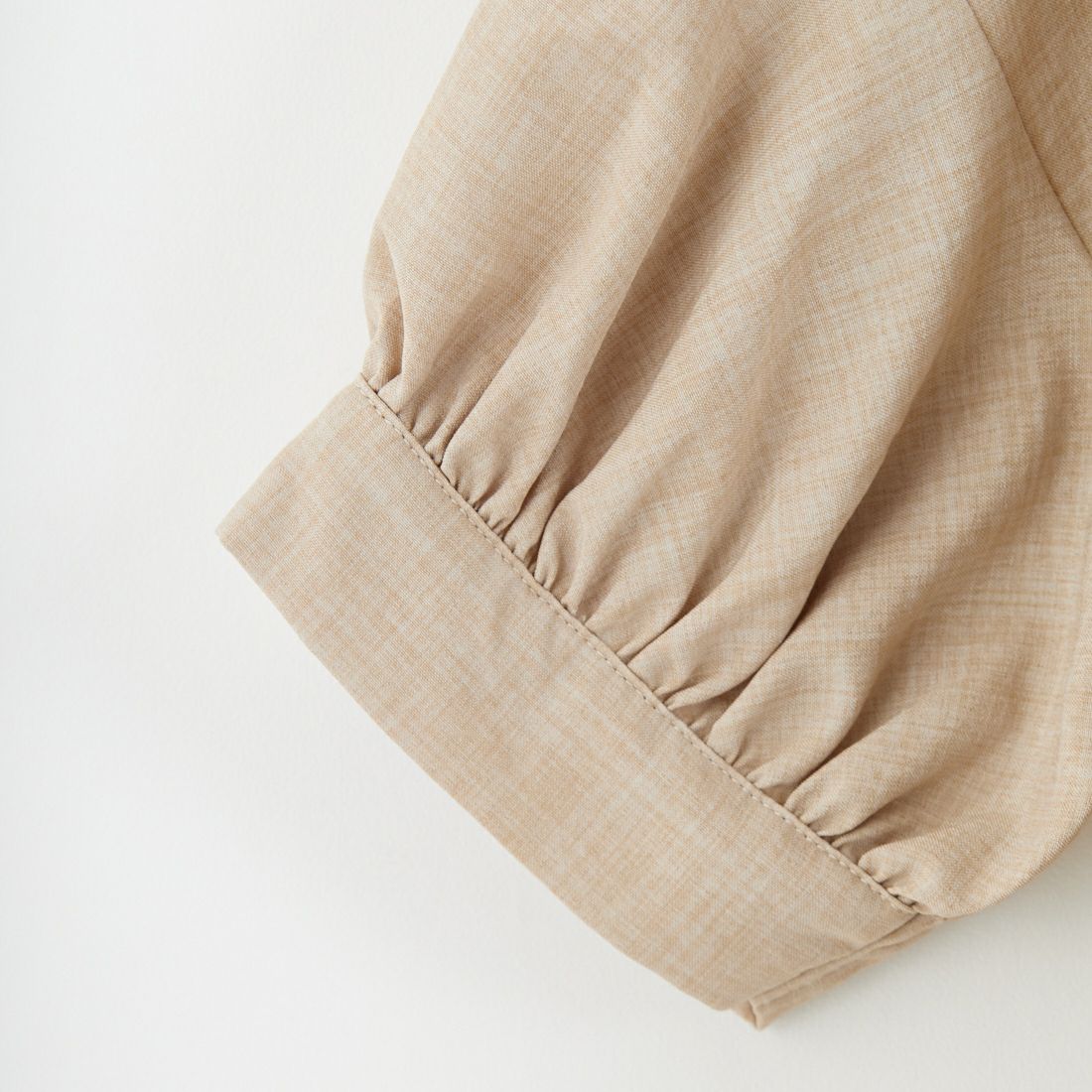 Jf Ready Made [ジェイエフレディメイド] 麻調バックギャザーブラウス [41252222] ﾍﾞｰｼﾞｭ