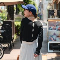 09 BLACK&&モデル身長：150cm 着用サイズ：F&&