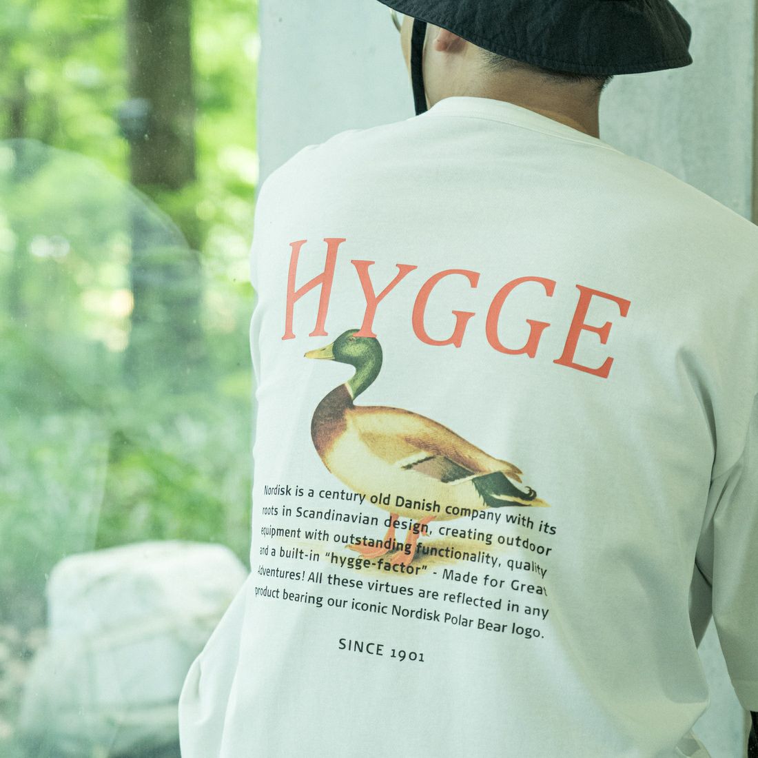 NORDISK [ノルディスク] 別注 HYGGE カモバックプリントTシャツ [NU11501-JF] WHITE