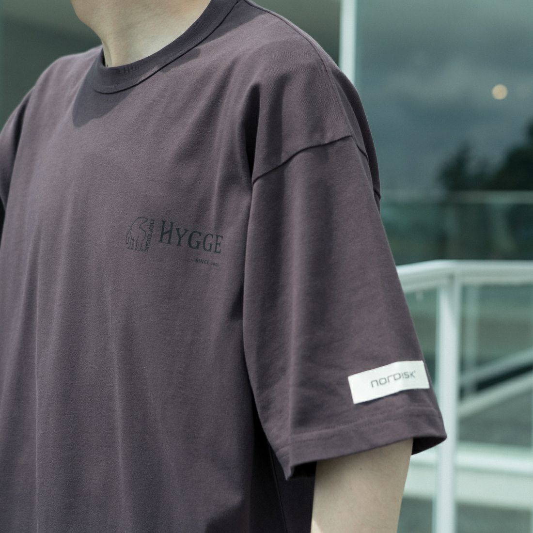 NORDISK [ノルディスク] 別注 HYGGE フィッシュバックプリントTシャツ [NU11502-JF] BROWN
