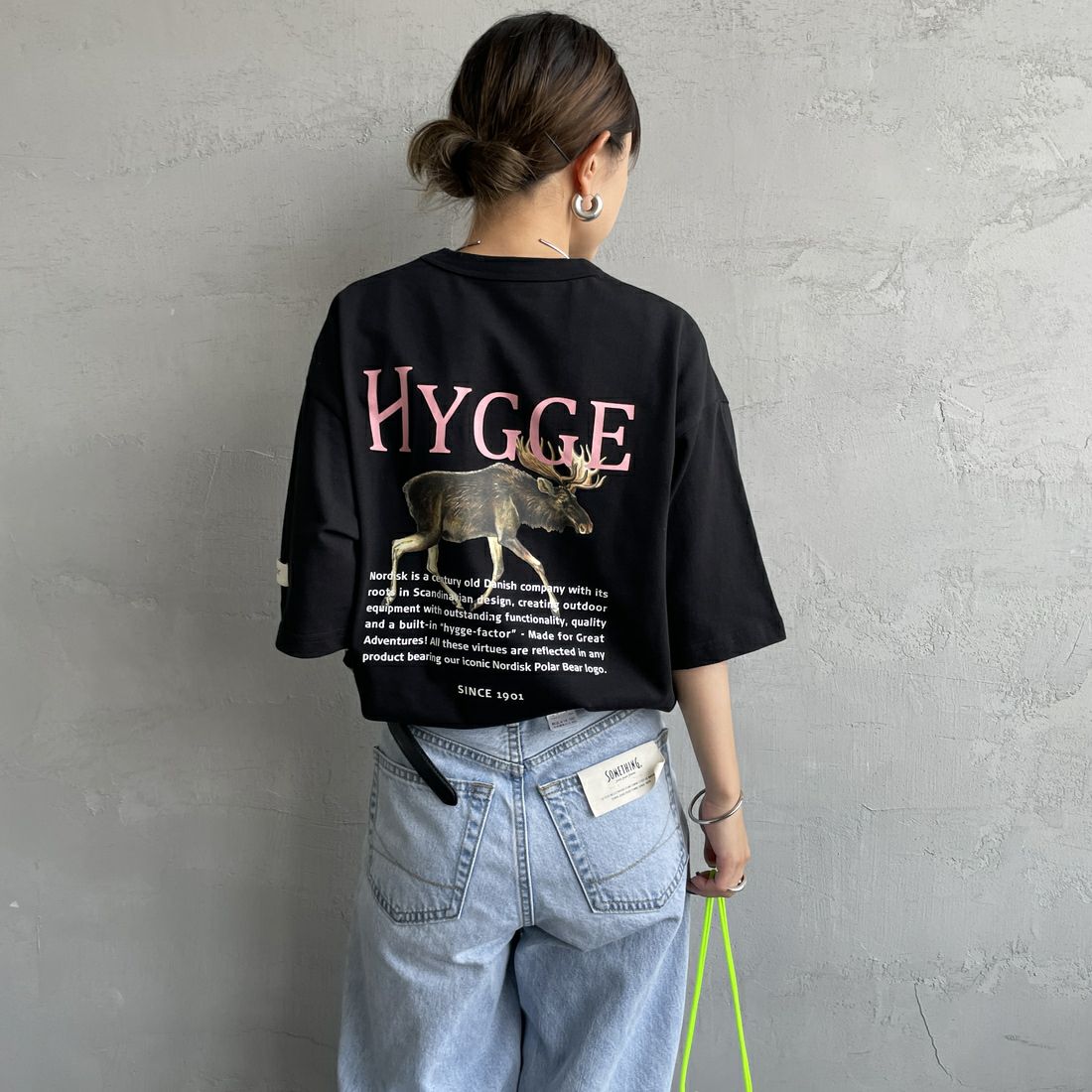 BLACK&&モデル身長：150cm 着用サイズ：44&&