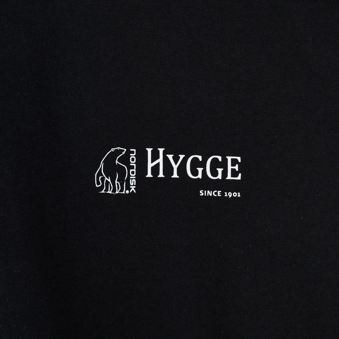 NORDISK [ノルディスク] 別注 HYGGE シカバックプリントTシャツ [NU11503-JF] BLACK