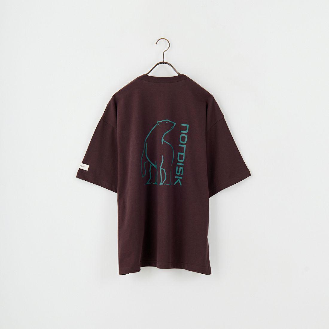 NORDISK [ノルディスク] 別注 バックロゴプリントTシャツ [NU11504-JF] BROWN