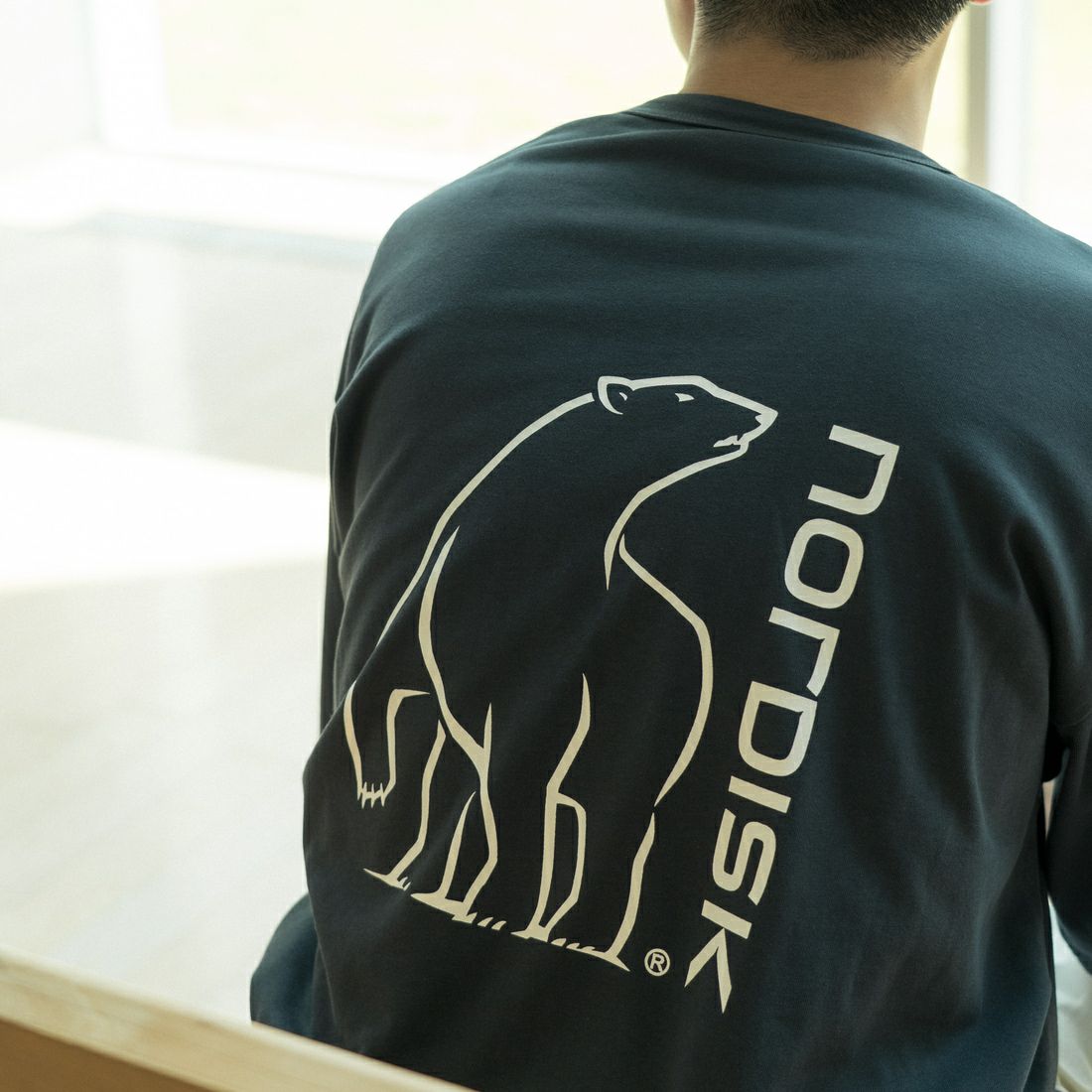 NORDISK [ノルディスク] 別注 バックロゴプリントTシャツ [NU11504-JF] CHARCOAL