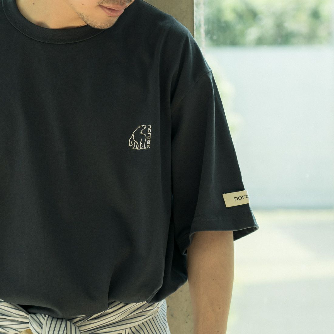 NORDISK [ノルディスク] 別注 バックロゴプリントTシャツ [NU11504-JF] CHARCOAL