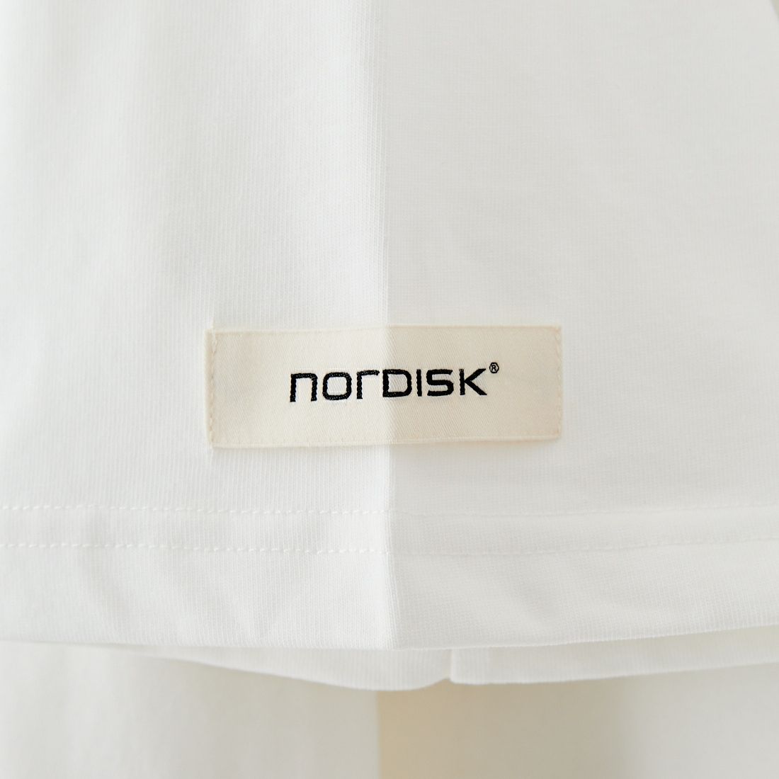 NORDISK [ノルディスク] 別注 バックロゴプリントTシャツ [NU11504-JF] WHITE