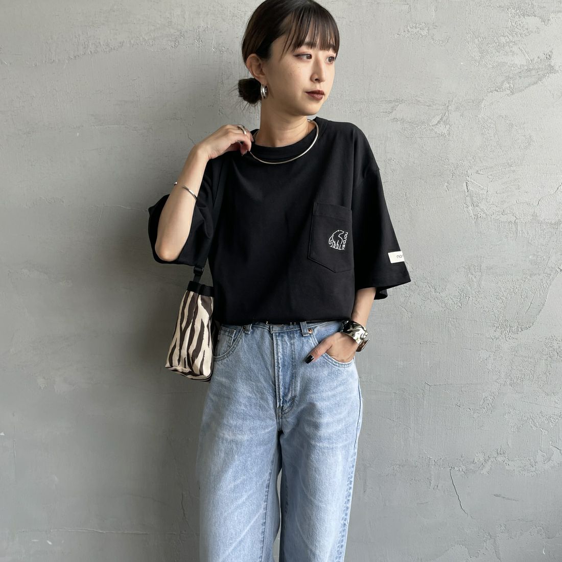 BLACK&&モデル身長：150cm 着用サイズ：44&&