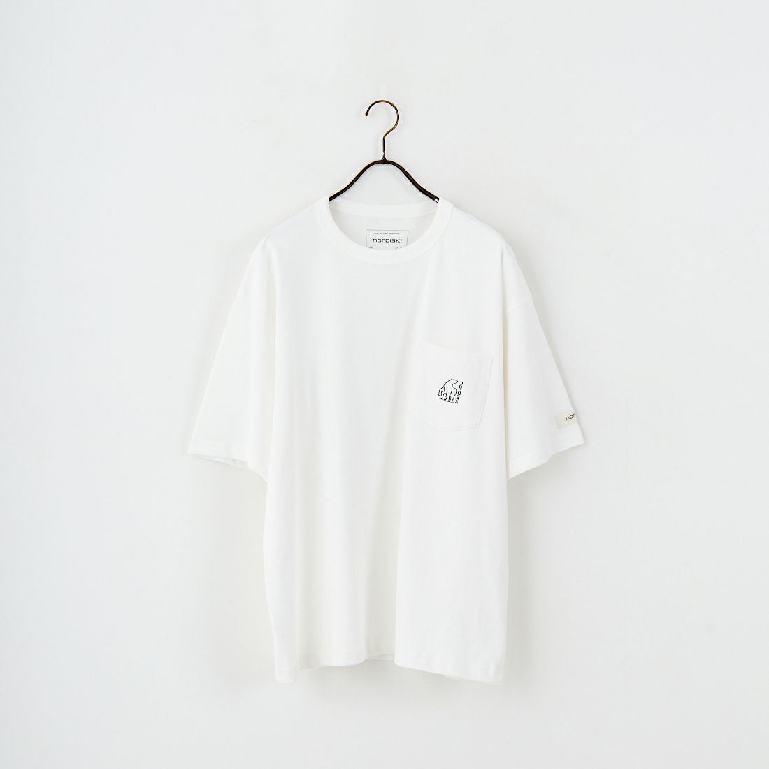 NORDISK [ノルディスク] 別注 ワンポイントポケットTシャツ [NU11505-JF] WHITE