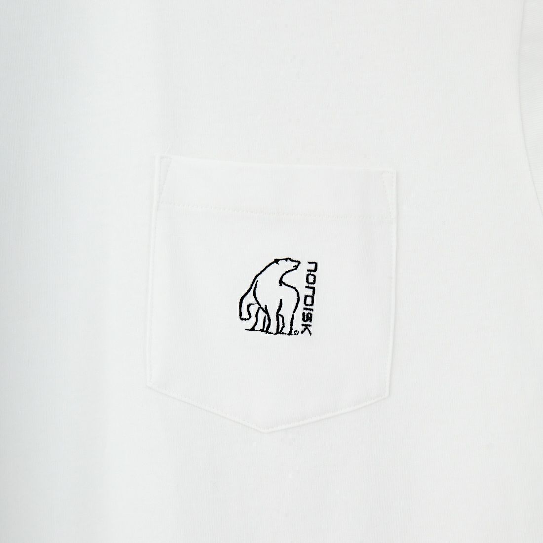NORDISK [ノルディスク] 別注 ワンポイントポケットTシャツ [NU11505-JF] WHITE