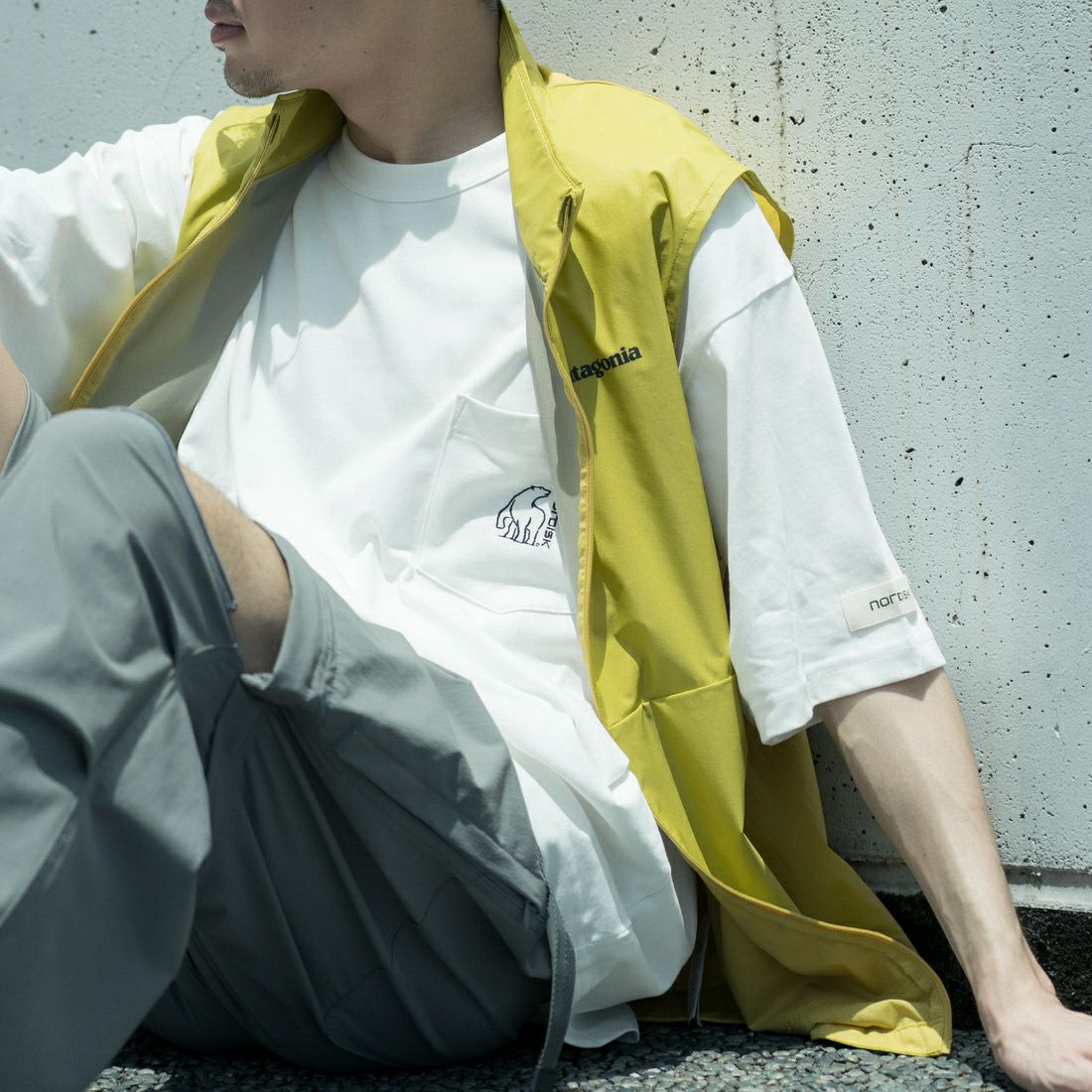 NORDISK [ノルディスク] 別注 ワンポイントポケットTシャツ [NU11505-JF] WHITE