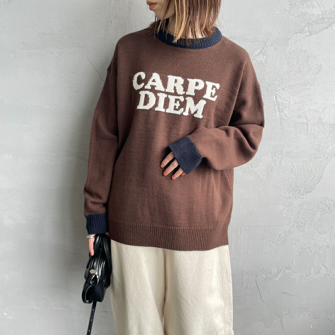 BROWN&&モデル身長：158cm 着用サイズ：F&&