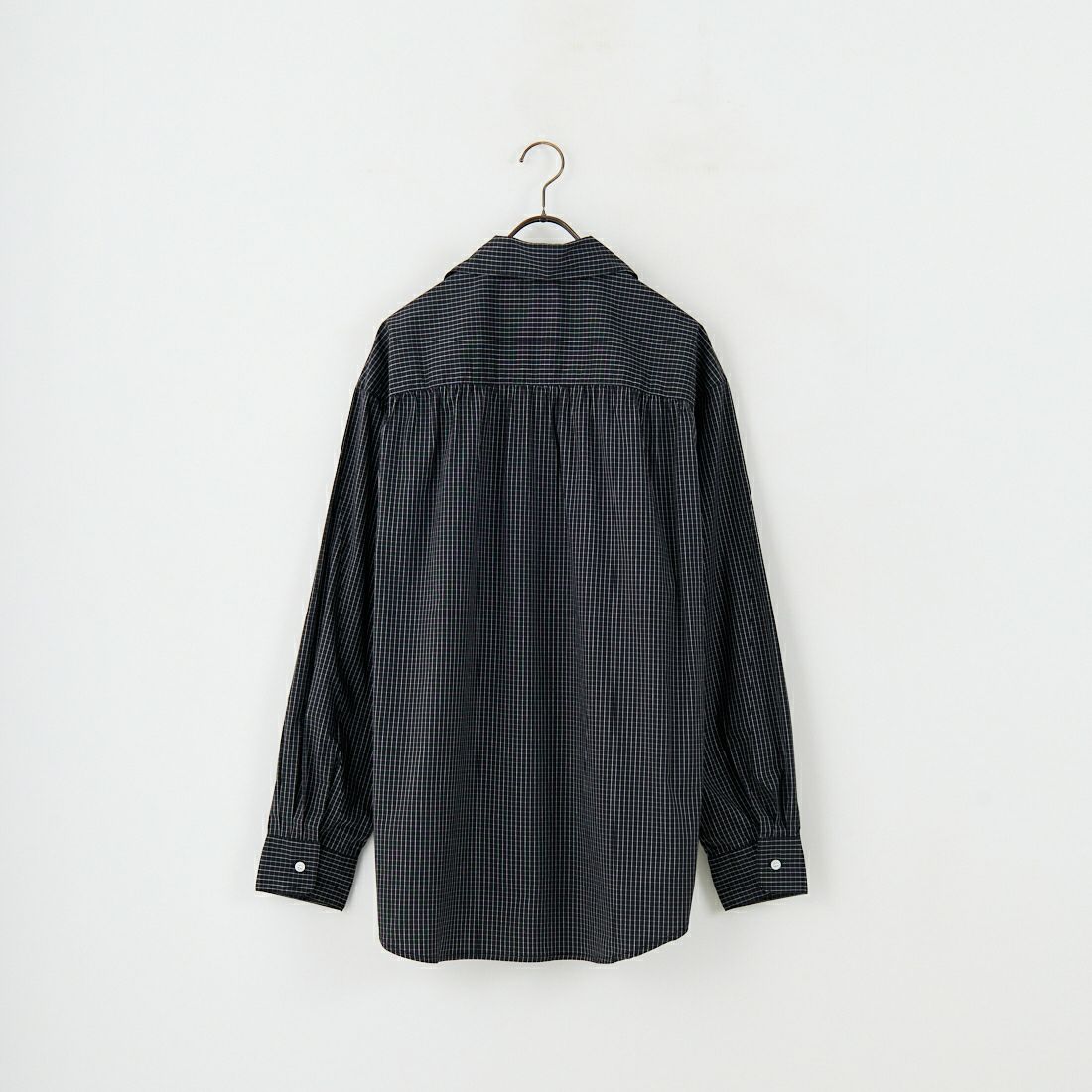 VALTA [ヴァルタ] 別注 シャーリングシャツ [VA25SS3042B-JF] CH710 BLK