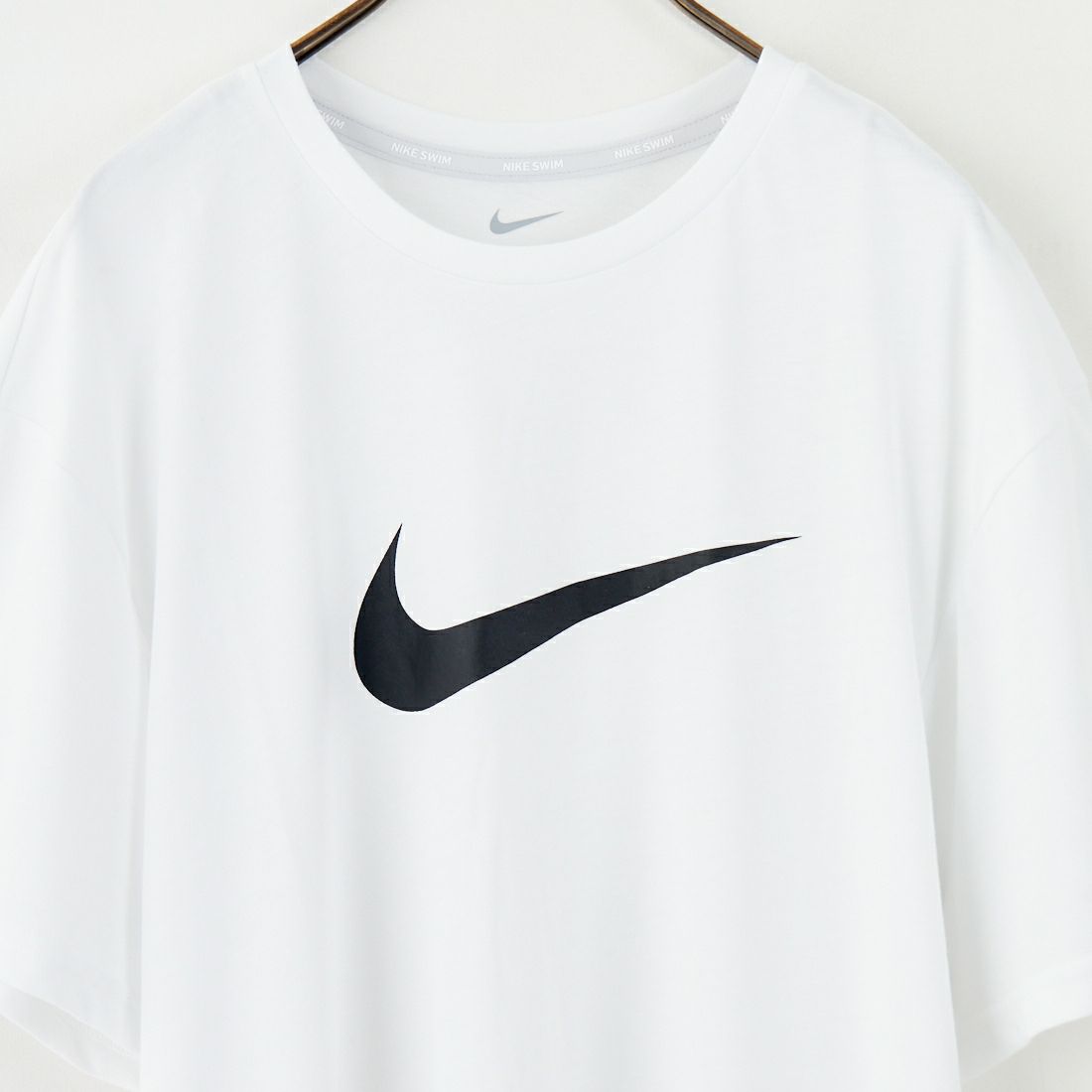 NIKE SWIM [ナイキスイム] コットンライク スニーカーボックスラッシュガード [NESSF523] N100 ﾎﾜｲﾄ