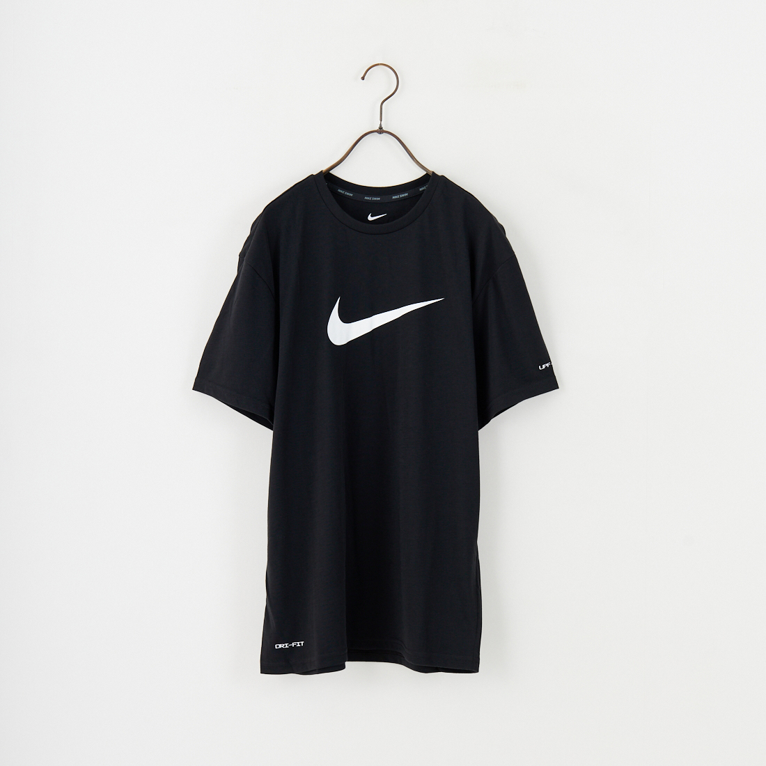 NIKE SWIM [ナイキスイム] コットンライク スニーカーボックスラッシュガード [NESSF523] N001 ﾌﾞﾗｯｸ