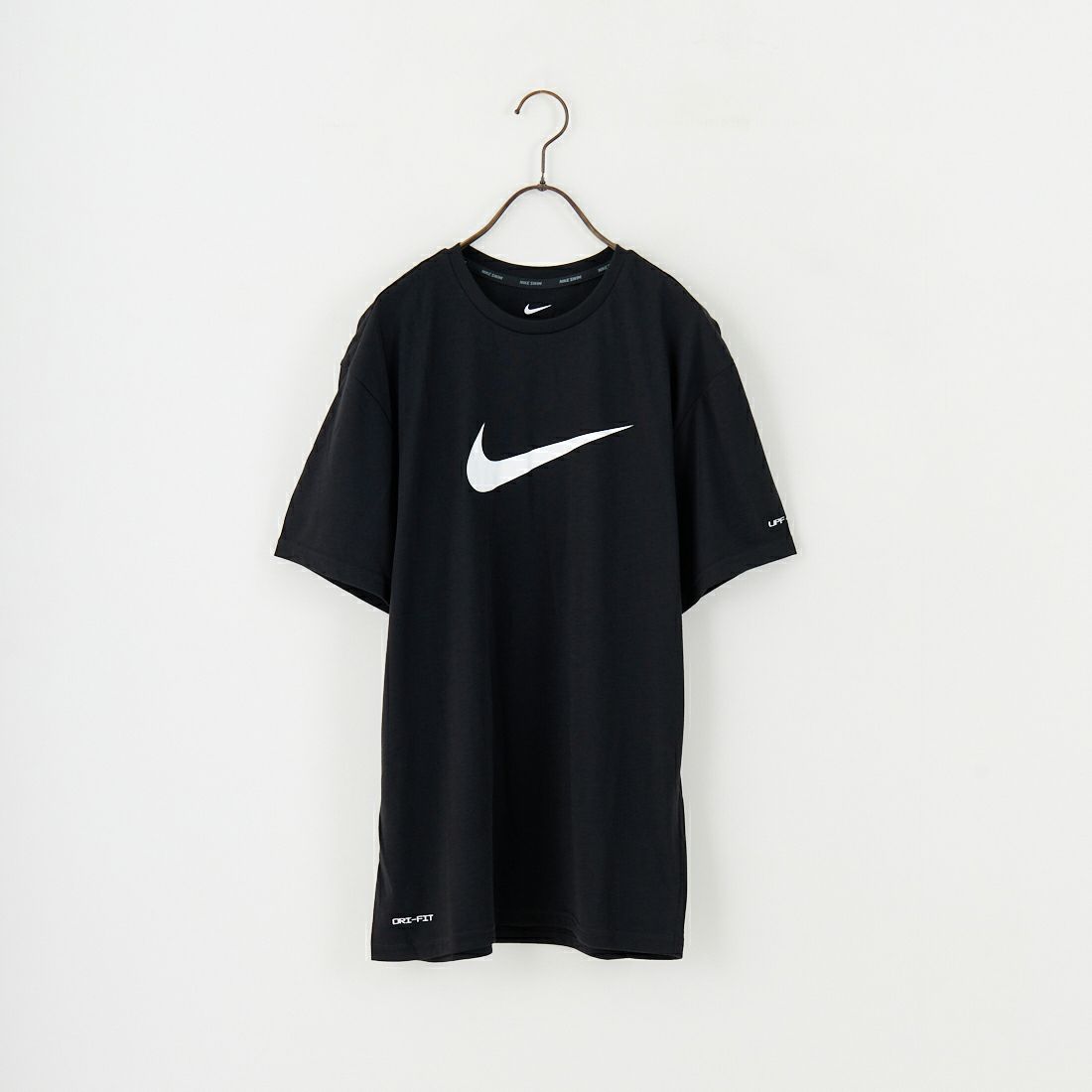 NIKE SWIM [ナイキスイム] コットンライク スニーカーボックスラッシュガード [NESSF523] N001 ﾌﾞﾗｯｸ