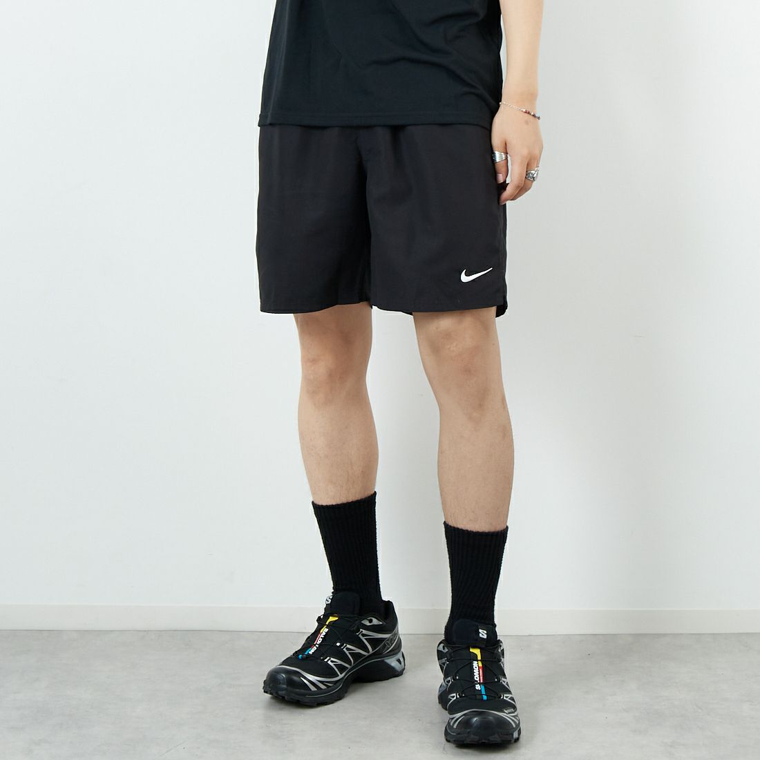 N001 ﾌﾞﾗｯｸ&&モデル身長：179cm 着用サイズ：L&&