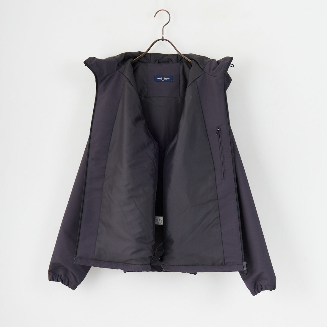 FRED PERRY [フレッドペリー] 別注 パデッドフーデッドシェルジャケット [FPM-25A-24JF] ANCOR/WARM