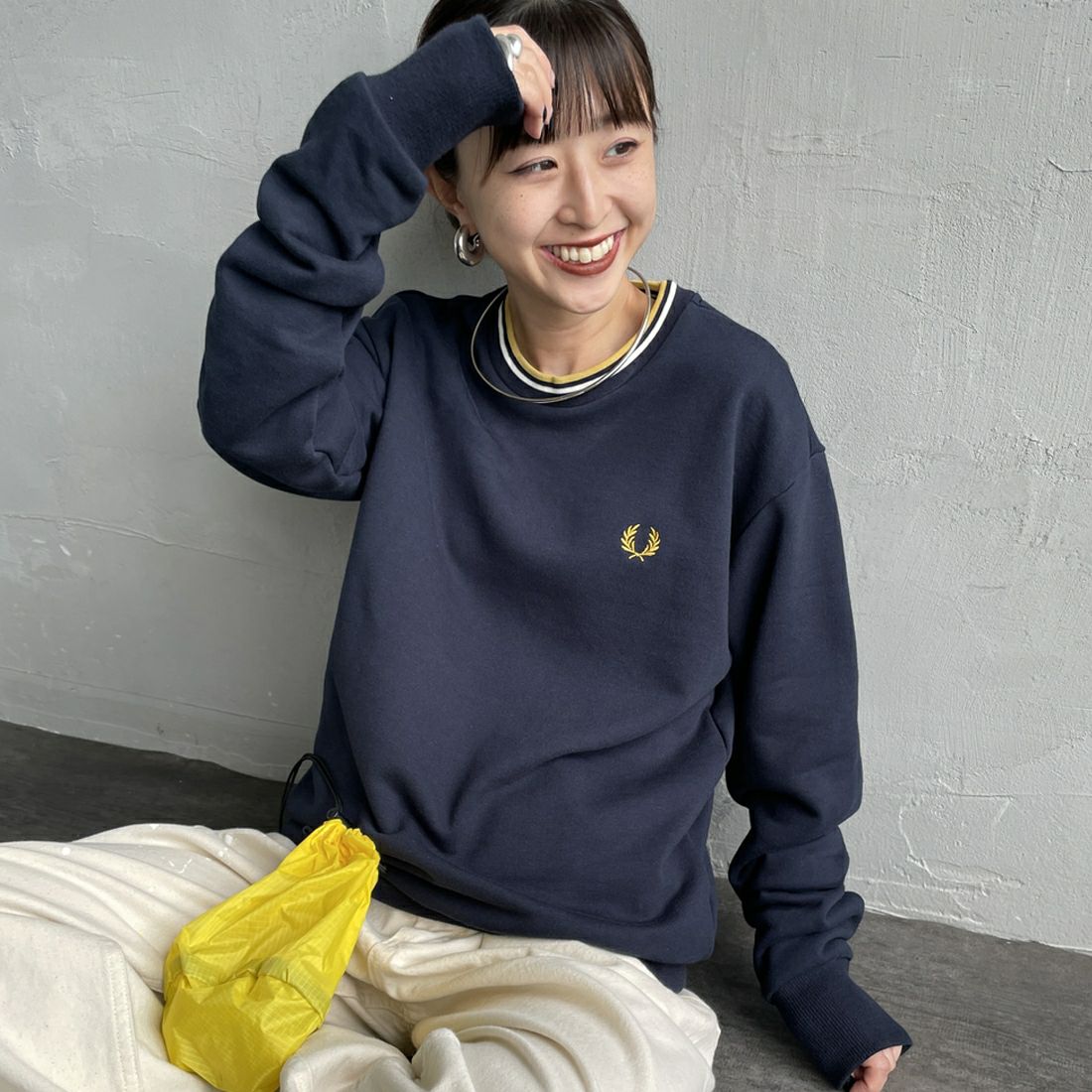 NVY/ECR/HO&&モデル身長：150cm 着用サイズ：S&&