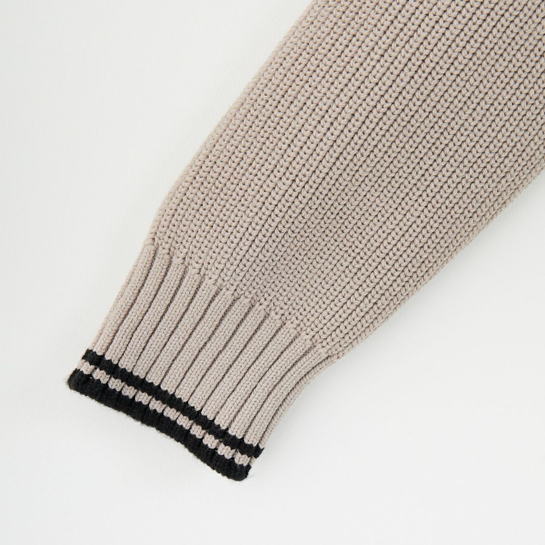 FRED PERRY [フレッドペリー] 別注 ドライバーズニット [FPM-25A-028JF] WARM OAT/B