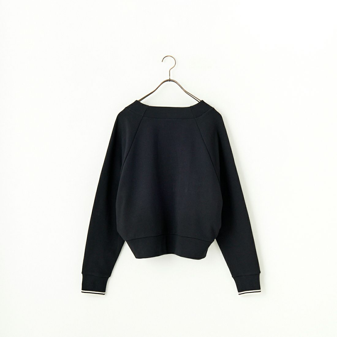 FRED PERRY [フレッドペリー] Vネックジップスルーカーディガン [G1151] 102 BLACK