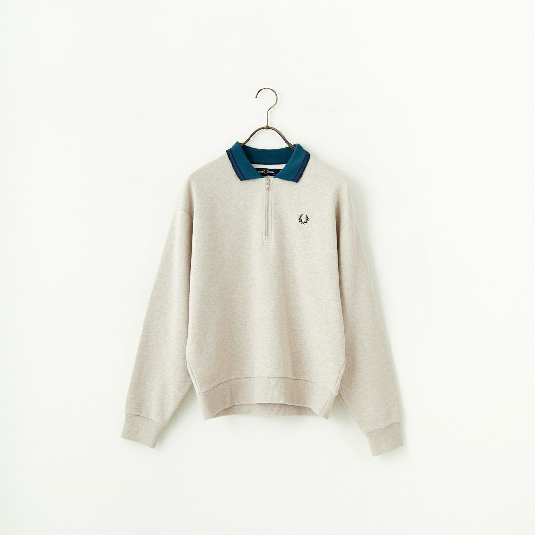 FRED PERRY [フレッドペリー] ハーフジップ ポロスウェットシャツ [G1149] Z45 WARM O